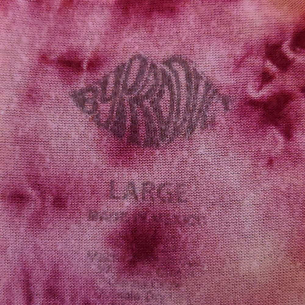 Byproduct Women' Size L pink white tie dye Queen knotted t-shirt oversized‎ - Picture 4 of 5